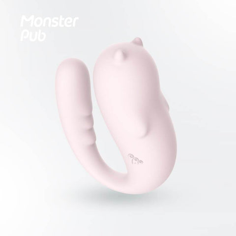 Monster Pub APP Long Distance Bluetooth Remote Control Couple Vibrator Wearable Thrusting Vibe